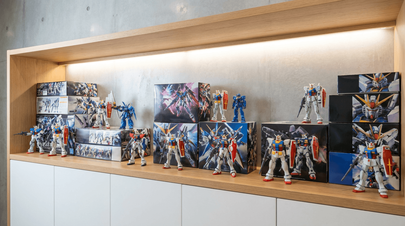 日本のロボットプラモデルキット